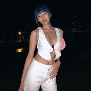 RARE I am Gia White Saros Top- Never Worn